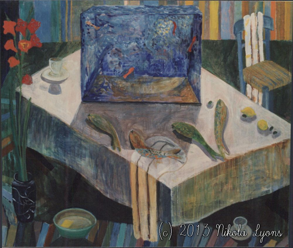 Nikola Lyons: Still Life With Aquarium